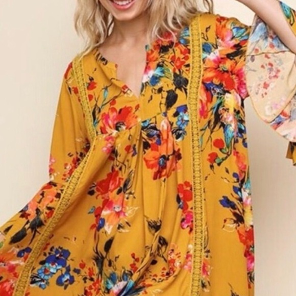 Golden Mumu Mini Dress - Picture 4 of 4